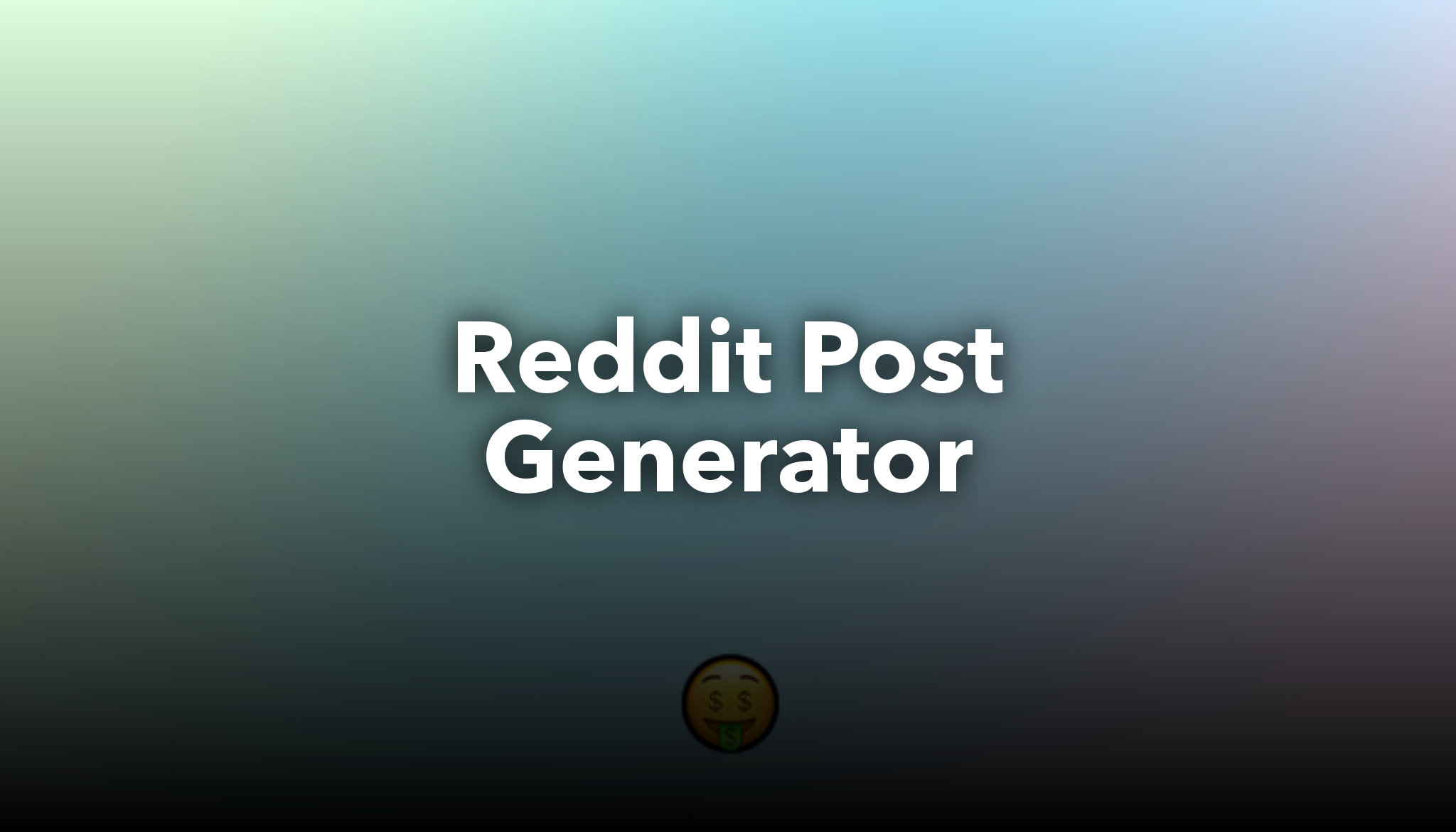 Reddit Post Generator nichesss